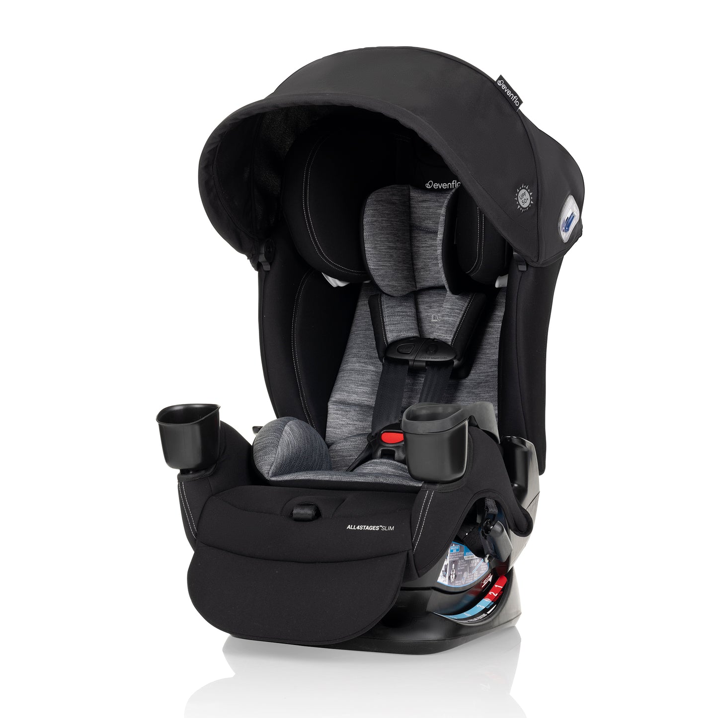 All4Stages Slim+ 4-in-1 Convertible Car Seat (Howell Black)