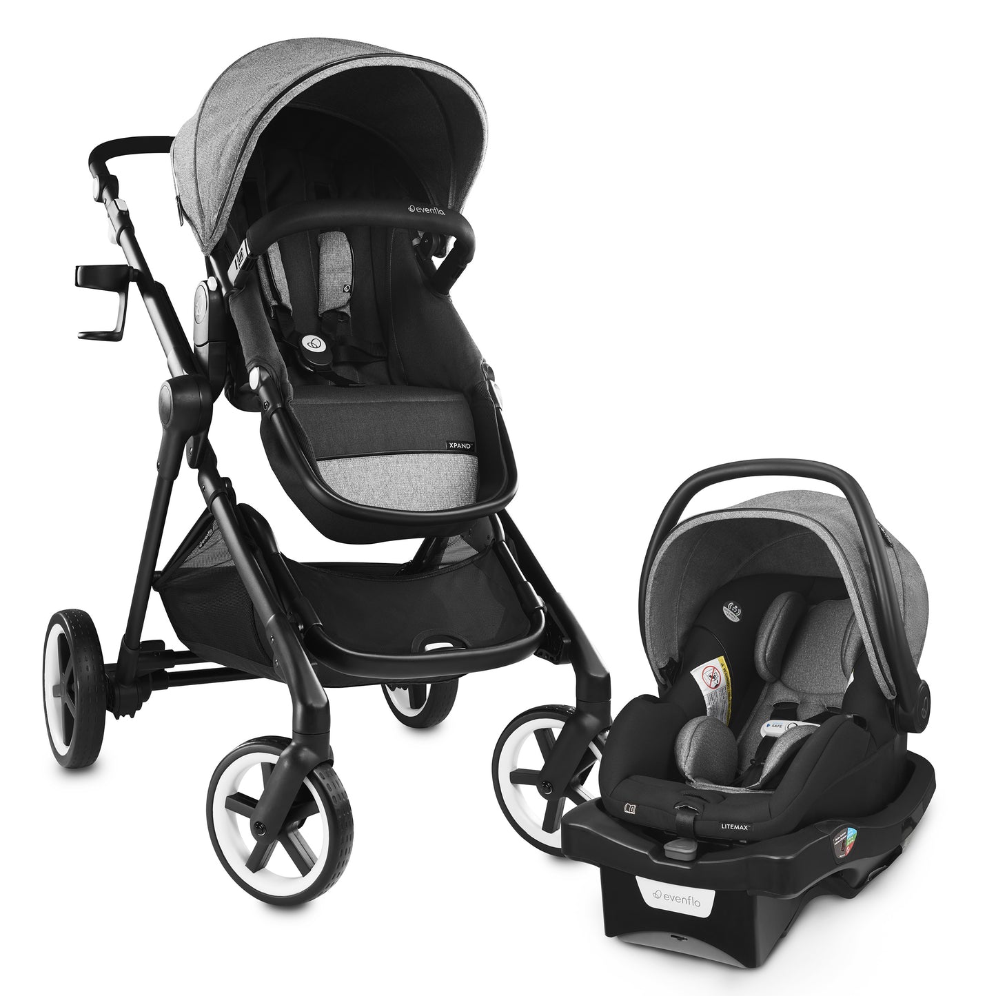 Gold SensorSafe Pivot Xpand Smart Modular Travel System (Moonstone)