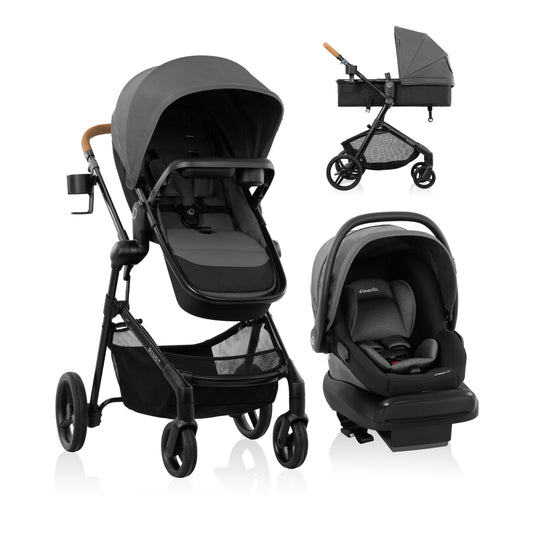 Pivot NXT Travel System with LiteMax NXT Infant Car Seat (Silverado Gray)