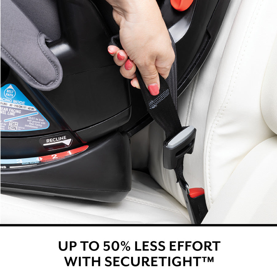 Effortlessly install your car seat with this clear belt path, ensuring every trip is safe.