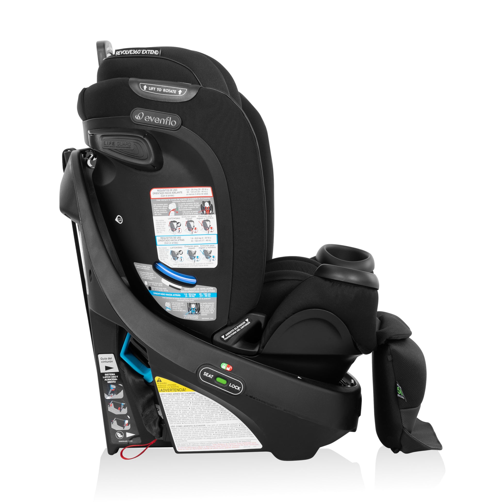 evenflo revolve 360 gold canada Revolve360 Extend All-in-One Rotating Car Seat with SensorSafe – Evenflo Canada