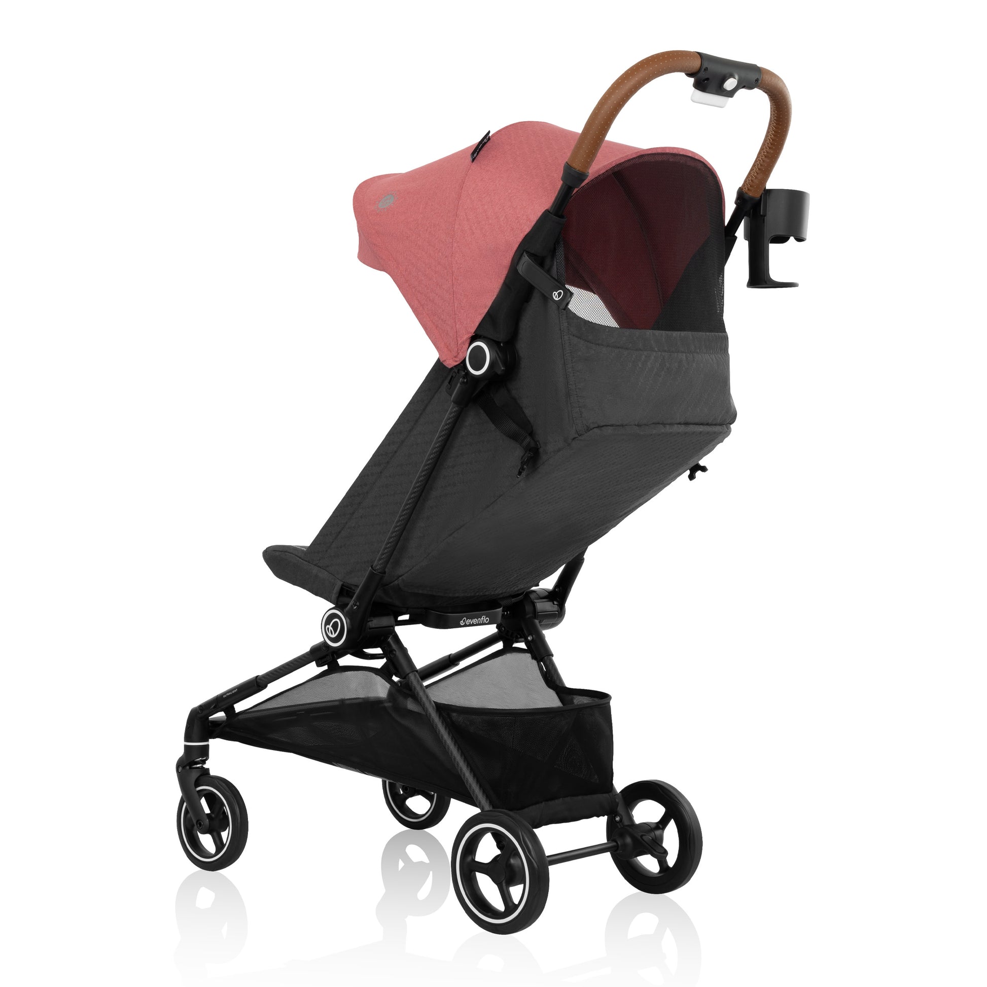 A stylish and lightweight stroller with a cup holder for your ultimate convenience on the go.