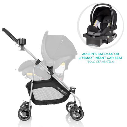 Easily create a travel system by pairing this stroller with your Evenflo infant car seat.