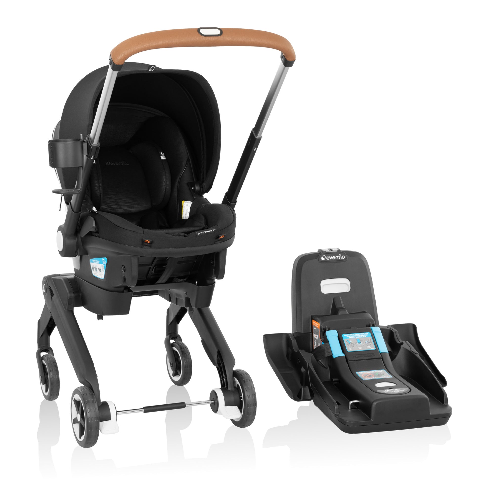 Effortlessly navigate parenthood with this all-in-one travel system, designed for your convenience.