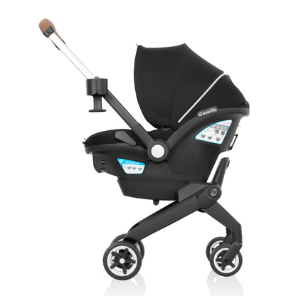 Go from car seat to stroller in one fluid motion for seamless on-the-go convenience.