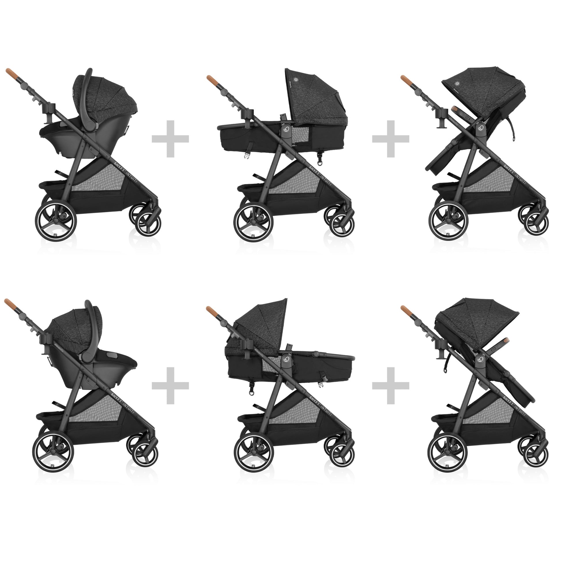 evenflo shyft canada Shyft Intuiti Travel System with Revolve180 LiteMax NXT Rotating Infan – Evenflo Canada