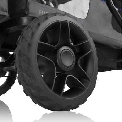 Go anywhere with durable, all-terrain wheels designed for a smooth and stable ride.