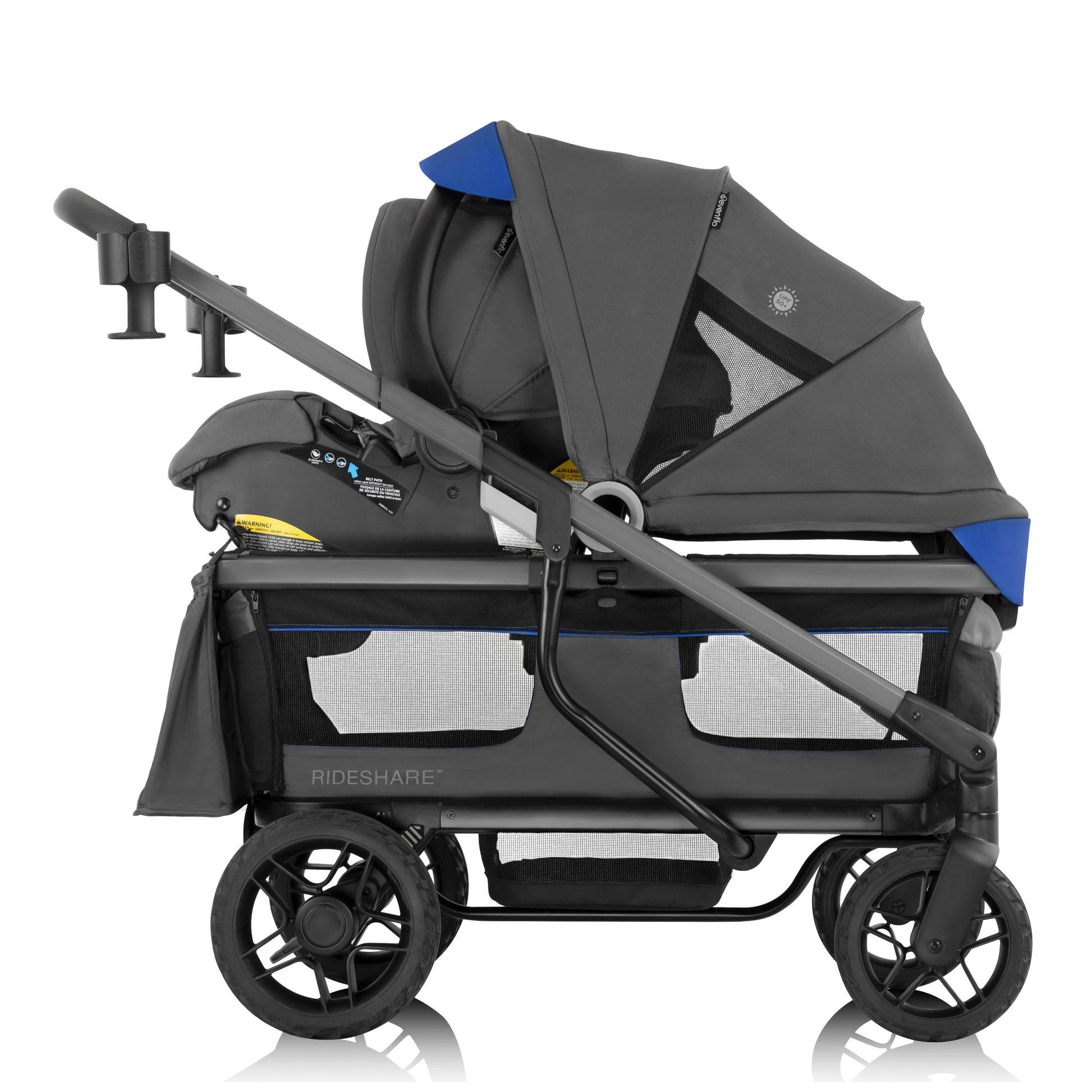 This versatile wagon stroller adapts to your family's needs, from newborns to toddlers.
