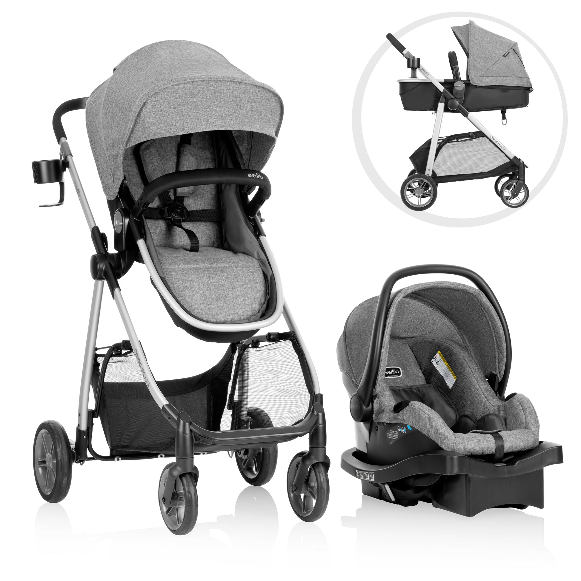 Evenflo Stroller Urbini Stroller Black Evenflo Urbini Omni Plus