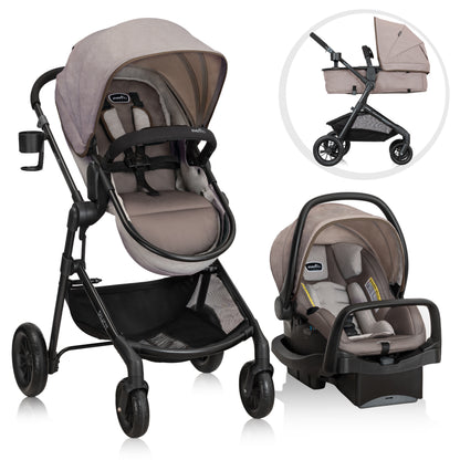 Pivot Modular Travel System with LiteMax Infant Car Seat (Desert Tan)